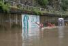 Hochwasser-Parkplatz