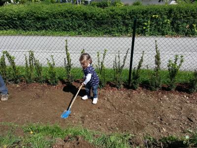 Gartenarbeit