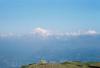 Blick von der Punta de la Pierre (2653m) auf dem Montblanc (4808m)