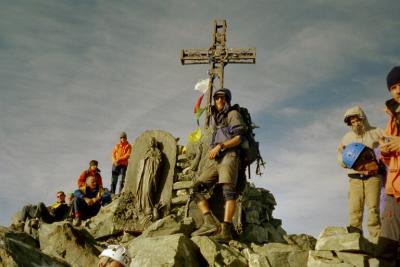 Ich auf dem Monviso-Gipfel (3841m)