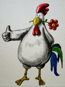 huhn-wand