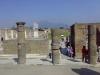 Pompeji 'Marktplatz', dahinter der Vesuv