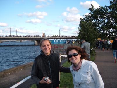 Links ist Linda - meine Buddy und daneben ihre beste Freundin Anastasija