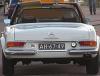 Mercedes-Benz 280 SL W 113 beim Sonnenuntergang am Strand von Zandvoort