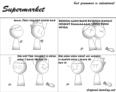 First comic yet featuring the retarded german Hans and<br />
Joe