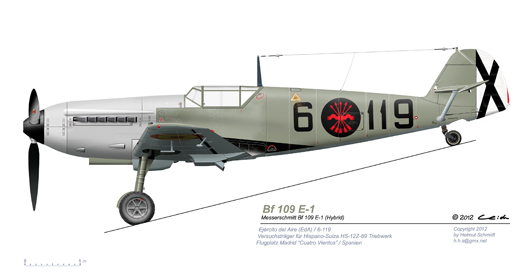 Bf-109-E-1-6-119-mit-HS-Motor