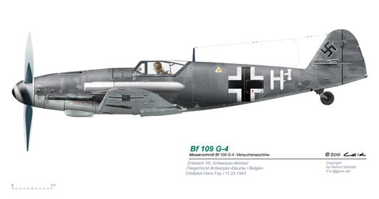Bf-109-G-4-Antwerpen-Deurne