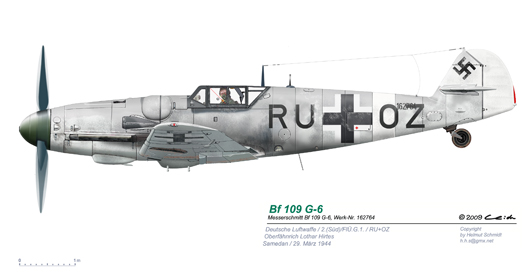 Bf-109-G-6-W-Nr-162764-RU-OZ
