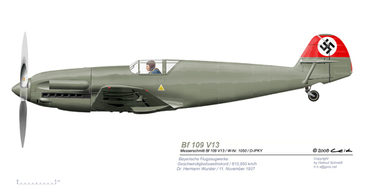 Bf-109-V13-Rekord-vL