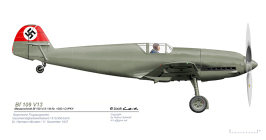 Bf-109-V13-Rekord-vR