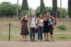 Kristina,Bernhard,Martina,Carola&Ich nella Villa Adriana