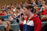 Vortrag-Studentin