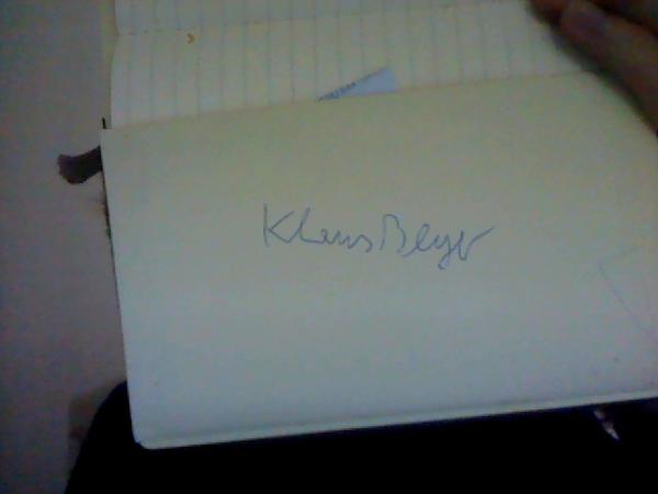 handschriftlich bestätigt