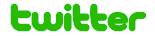 twitter in Grün