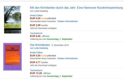 Meine Bücher bei Amazon