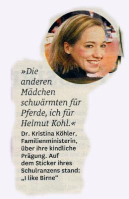 Wes Geistes Kind die wohl ist?