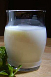 Glas-Buttermilch
