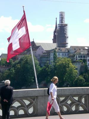 Muenster-mit-Flagge