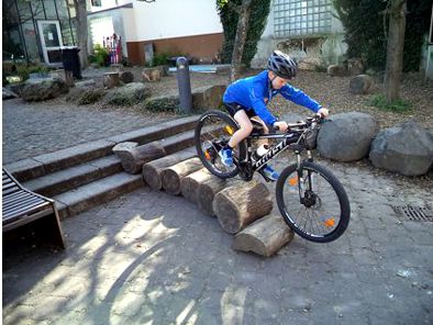 Radprojekt - Ganzkörperkoordination - selbstgebaute Geschicklichkeitsübungen