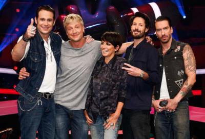 Hier seht ihr die Jury von links nach rechts: The BossHoss, Samu, Nena, Max Hier seht ihr die Jury von links nach rechts: The BossHoss, Samu, Nena, Max