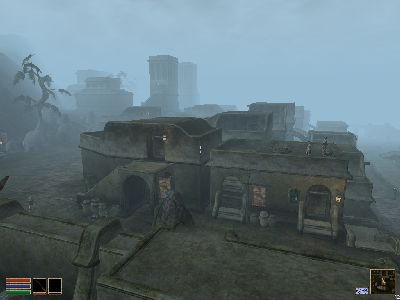 Vogelperspektive auf Balmora Vogelperspektive auf Balmora