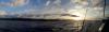 Im Hintergrund:die "Blue Mountains"..