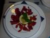 Thunfisch-Carpaccio...
<br />
         ...schmatzi-feini...
<br />
  