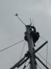 Nr.1: Die "Windfahne" wird demontiert