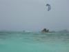 Kitesurfer auf der Riffplatte...