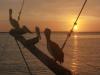 Ausblick beim ersten Sundowner auf Bonaire