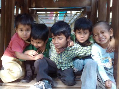 Die Vorschulkinder der Albergue