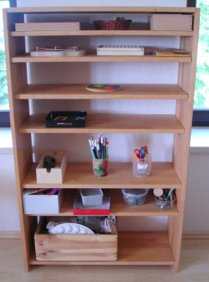 gegal aus vollholzplatten (buche) selbstgebaut von anne k. mit meiner unterstützung