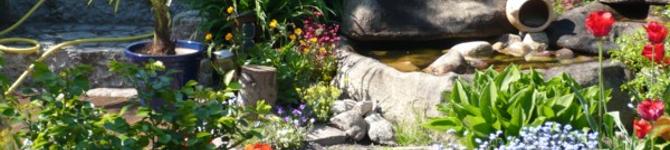 Schöne Gartenanlage