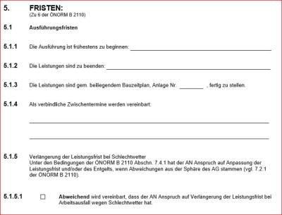 bauvertrag