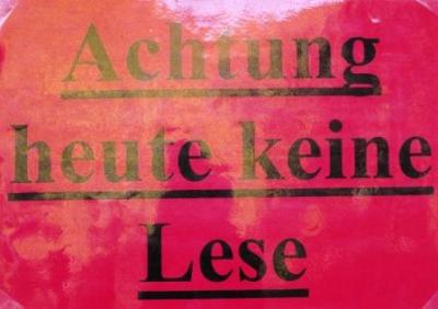 Heute keine Lese... 