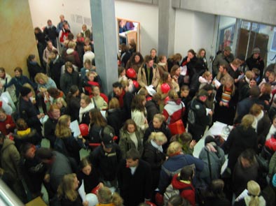 Studies im Foyer- Auf zur DEMO
