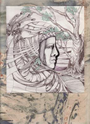 Tusche/Aquarell/Amrei Cordula