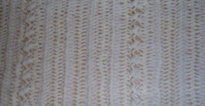 Schal aus Gabelhäkelei