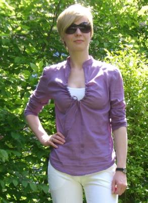 lila Bluse lila Bluse