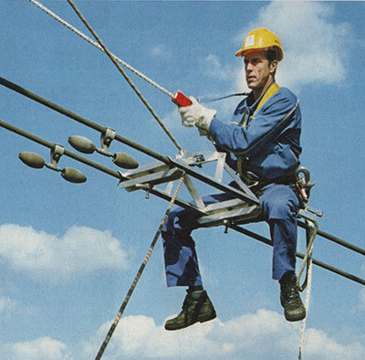 Nur nicht nach unten schauen.