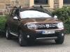 Vor einem Christophorusfenster in Garbeck am 24. Juli 2020
