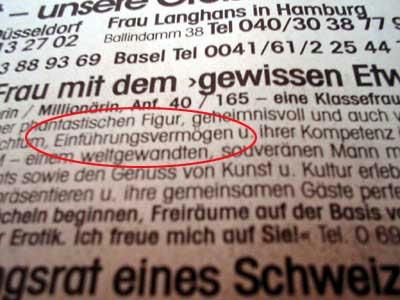 Millionärin mit dem gewissen Extra.
