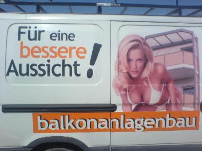 balkon vor der hütte