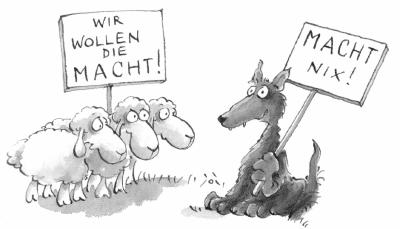 Schafe-Wolf