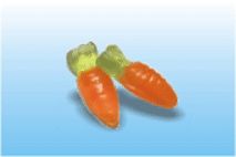 Karotten-Fruchtgummis