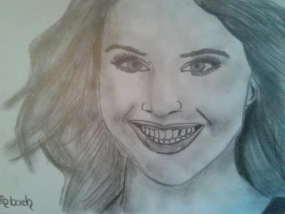 Pencil Drawing from a Girl