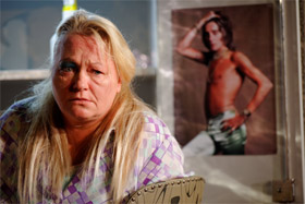 Rahel Ohm als Mechthild Huschke. (Foto: Matthias Dreher)