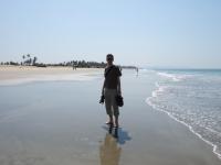 Eric am Strand von Benaulim