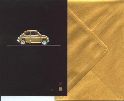 Karte vom englischen Fiat 500 Club. Karte vom englischen Fiat 500 Club.