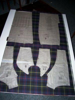 Karostoff und Schnittmuster